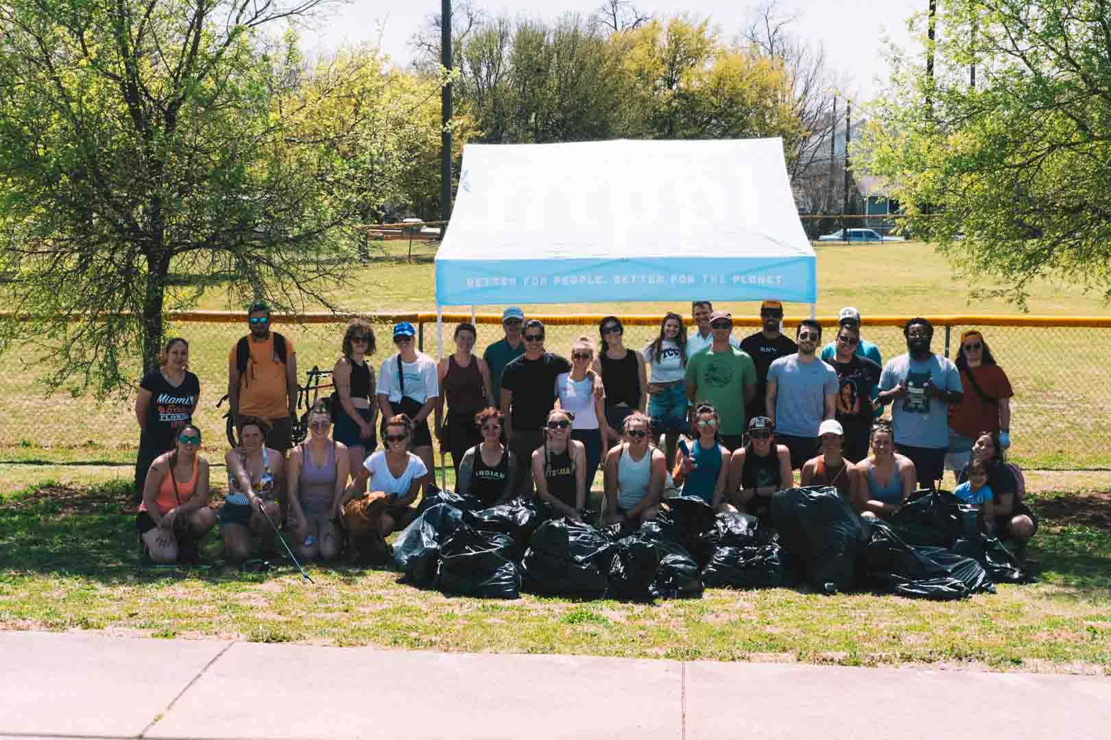 Pan Am neighborhood Park cleanup 03.27.2022