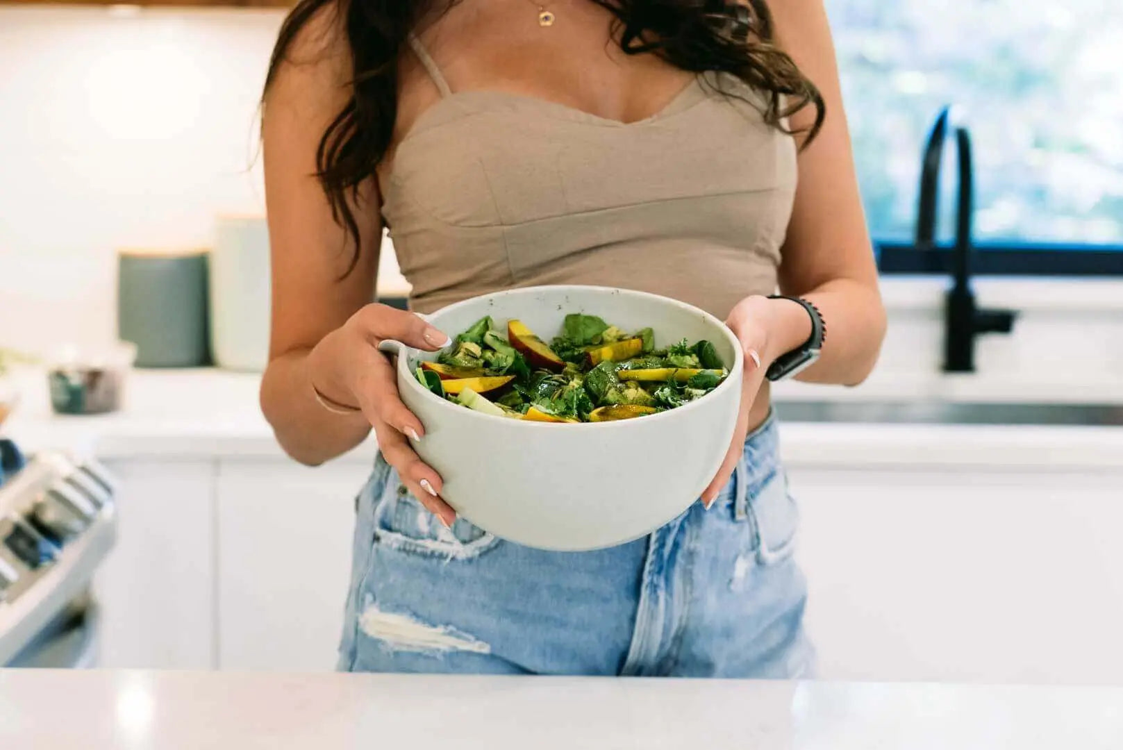 Nectarine and Avocado Salad