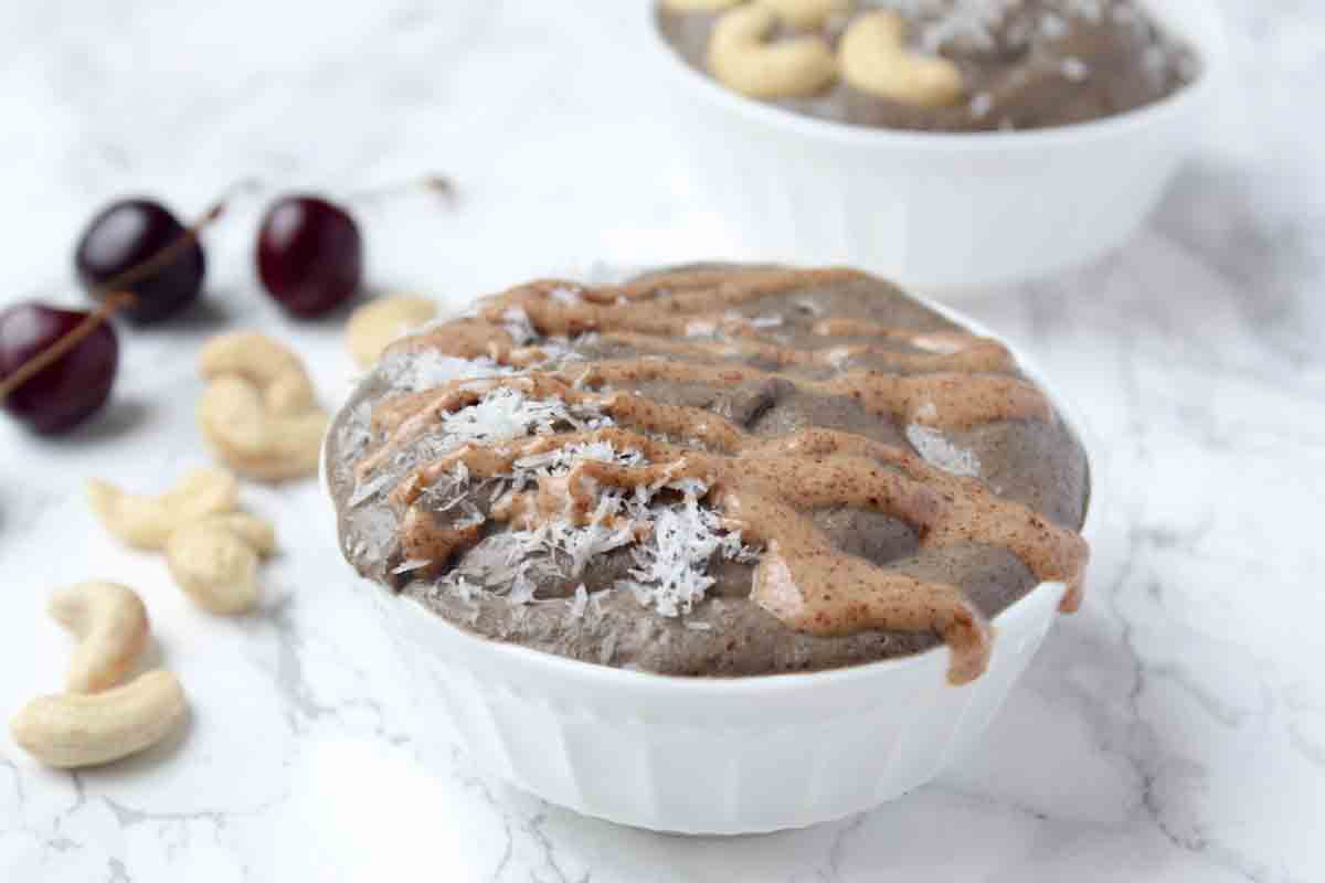 Cashew Cherry Chia Pudding