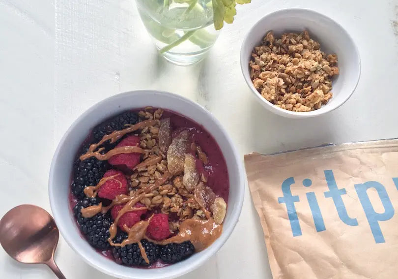 Fruit and Spinach Protein Bowl