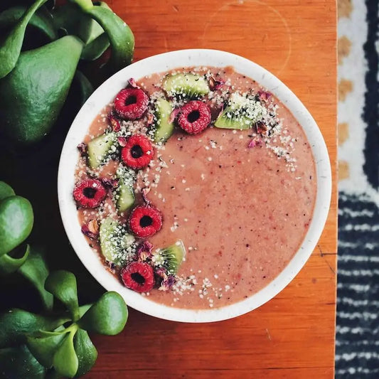 Ginger Root and Fruit Smoothie Bowl