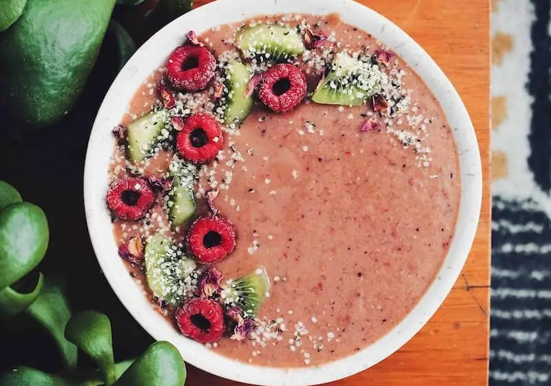 Ginger Root and Fruit Smoothie Bowl