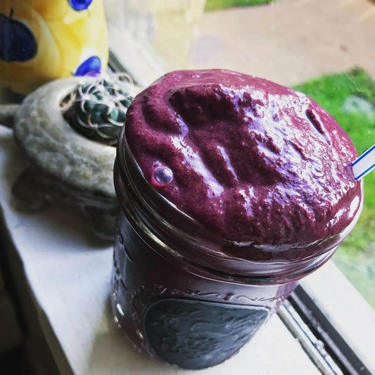 Pear and Blueberry Protein Smoothie