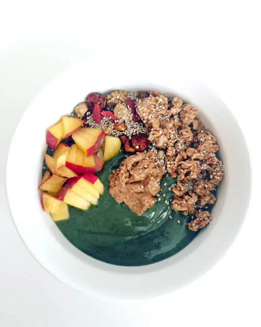 Peaches and Greens Bowl